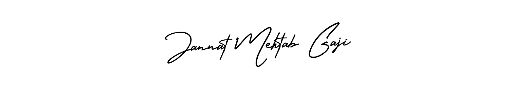 Make a beautiful signature design for name Jannat Mehtab Gaji. Use this online signature maker to create a handwritten signature for free. Jannat Mehtab Gaji signature style 3 images and pictures png