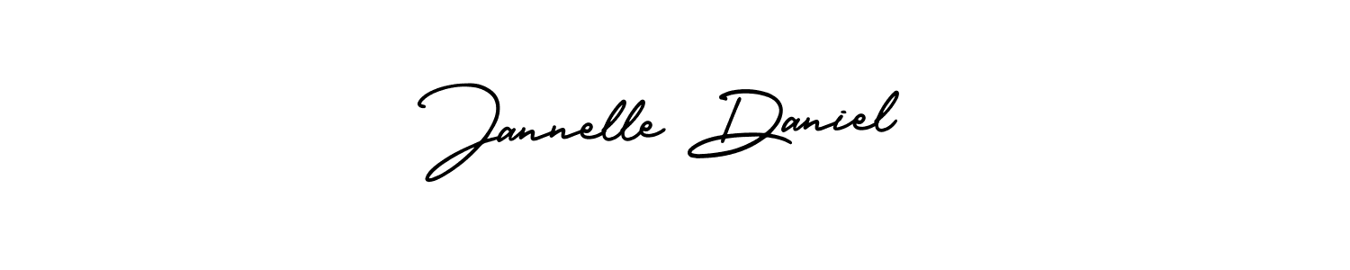 Also You can easily find your signature by using the search form. We will create Jannelle Daniel name handwritten signature images for you free of cost using AmerikaSignatureDemo-Regular sign style. Jannelle Daniel signature style 3 images and pictures png