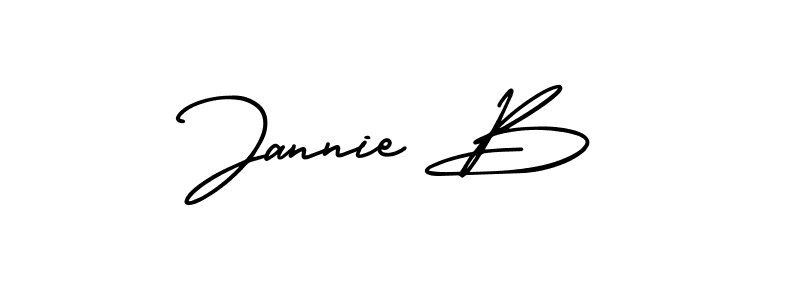 Check out images of Autograph of Jannie B name. Actor Jannie B Signature Style. AmerikaSignatureDemo-Regular is a professional sign style online. Jannie B signature style 3 images and pictures png