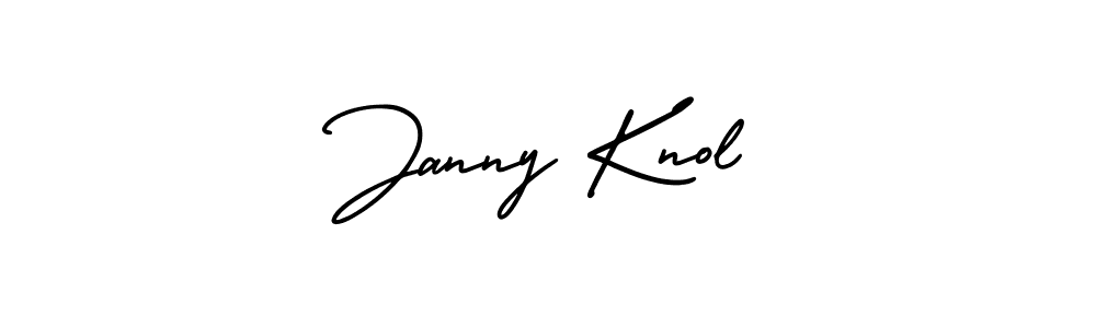 Make a beautiful signature design for name Janny Knol. With this signature (AmerikaSignatureDemo-Regular) style, you can create a handwritten signature for free. Janny Knol signature style 3 images and pictures png