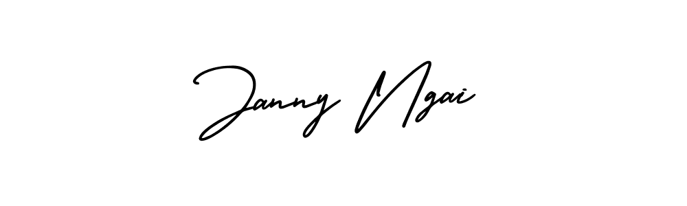 Best and Professional Signature Style for Janny Ngai. AmerikaSignatureDemo-Regular Best Signature Style Collection. Janny Ngai signature style 3 images and pictures png