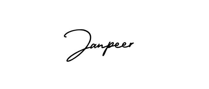 Use a signature maker to create a handwritten signature online. With this signature software, you can design (AmerikaSignatureDemo-Regular) your own signature for name Janpeer. Janpeer signature style 3 images and pictures png