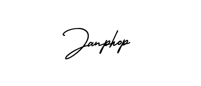if you are searching for the best signature style for your name Janphop. so please give up your signature search. here we have designed multiple signature styles  using AmerikaSignatureDemo-Regular. Janphop signature style 3 images and pictures png