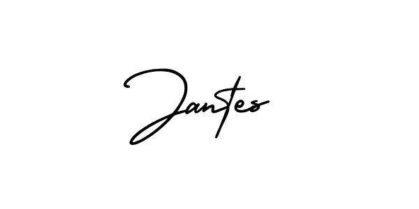 How to make Jantes signature? AmerikaSignatureDemo-Regular is a professional autograph style. Create handwritten signature for Jantes name. Jantes signature style 3 images and pictures png