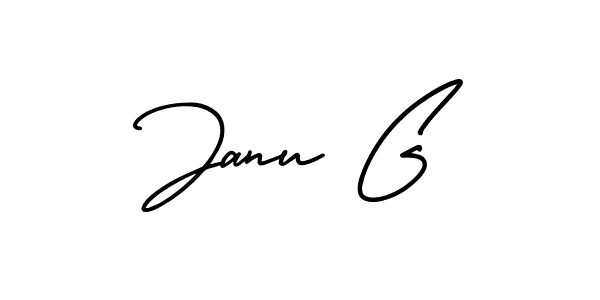 How to make Janu G signature? AmerikaSignatureDemo-Regular is a professional autograph style. Create handwritten signature for Janu G name. Janu G signature style 3 images and pictures png