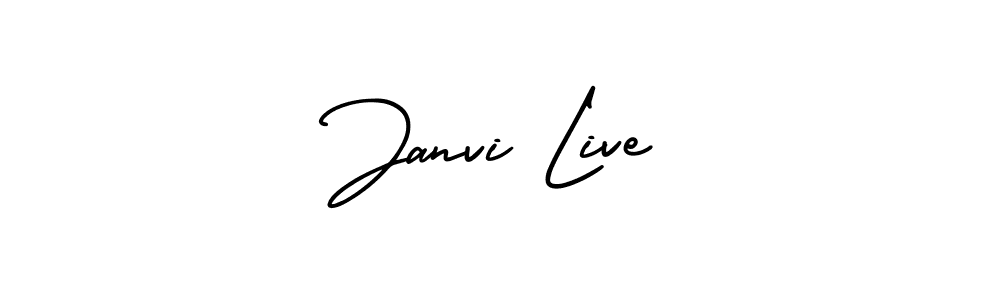 This is the best signature style for the Janvi Live name. Also you like these signature font (AmerikaSignatureDemo-Regular). Mix name signature. Janvi Live signature style 3 images and pictures png