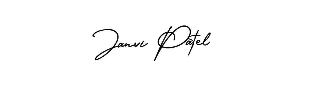 Design your own signature with our free online signature maker. With this signature software, you can create a handwritten (AmerikaSignatureDemo-Regular) signature for name Janvi Patel. Janvi Patel signature style 3 images and pictures png