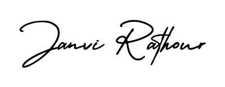 Get an exclusive digital autograph for Janvi Rathour. The AmerikaSignatureDemo-Regular typeface captures the charm of real penmanship on paper. Janvi Rathour signature style 3 images and pictures png