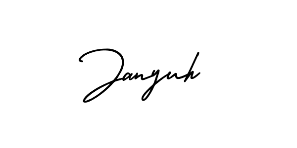 How to Draw Janyuh signature style? AmerikaSignatureDemo-Regular is a latest design signature styles for name Janyuh. Janyuh signature style 3 images and pictures png