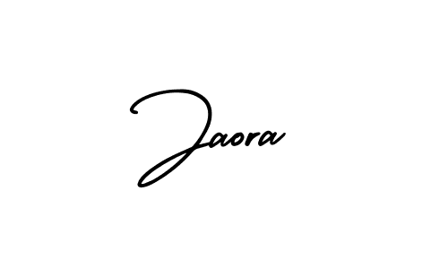 Make a beautiful signature design for name Jaora. With this signature (AmerikaSignatureDemo-Regular) style, you can create a handwritten signature for free. Jaora signature style 3 images and pictures png