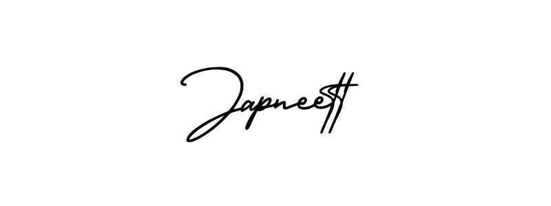 Make a beautiful signature design for name Japneett. With this signature (AmerikaSignatureDemo-Regular) style, you can create a handwritten signature for free. Japneett signature style 3 images and pictures png