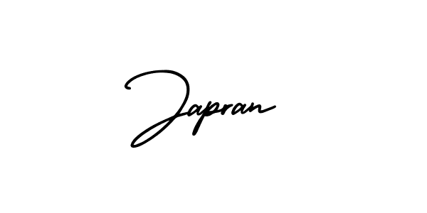 Create a beautiful signature design for name Japran. With this signature (AmerikaSignatureDemo-Regular) fonts, you can make a handwritten signature for free. Japran signature style 3 images and pictures png