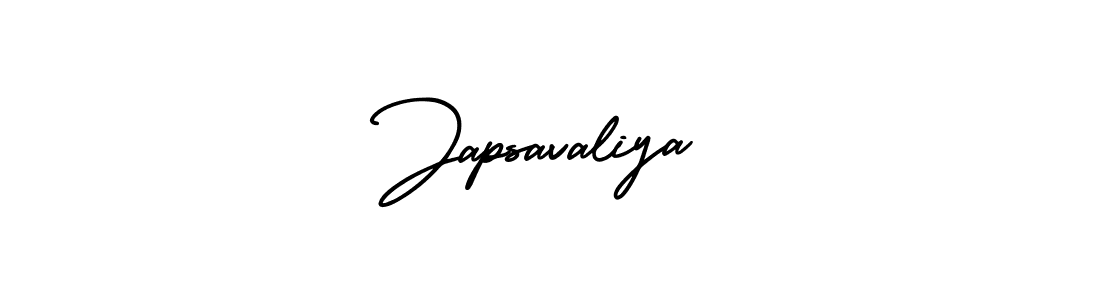 Also You can easily find your signature by using the search form. We will create Japsavaliya name handwritten signature images for you free of cost using AmerikaSignatureDemo-Regular sign style. Japsavaliya signature style 3 images and pictures png