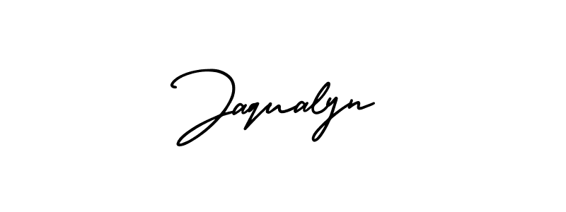 How to make Jaqualyn signature? AmerikaSignatureDemo-Regular is a professional autograph style. Create handwritten signature for Jaqualyn name. Jaqualyn signature style 3 images and pictures png