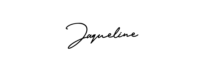 Make a beautiful signature design for name Jaqueline. With this signature (AmerikaSignatureDemo-Regular) style, you can create a handwritten signature for free. Jaqueline signature style 3 images and pictures png