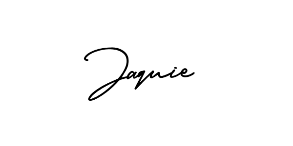 How to make Jaquie name signature. Use AmerikaSignatureDemo-Regular style for creating short signs online. This is the latest handwritten sign. Jaquie signature style 3 images and pictures png
