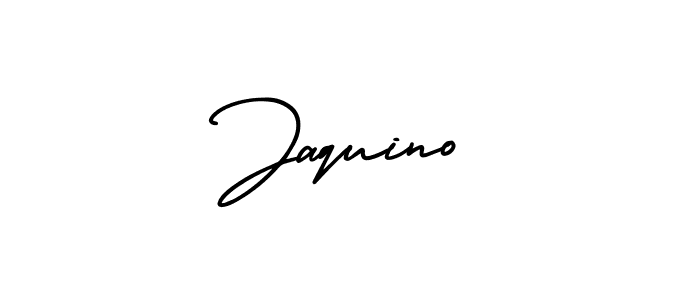 The best way (AmerikaSignatureDemo-Regular) to make a short signature is to pick only two or three words in your name. The name Jaquino include a total of six letters. For converting this name. Jaquino signature style 3 images and pictures png