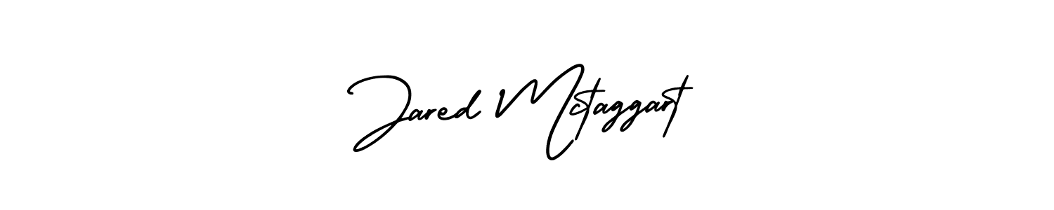 How to Draw Jared Mctaggart signature style? AmerikaSignatureDemo-Regular is a latest design signature styles for name Jared Mctaggart. Jared Mctaggart signature style 3 images and pictures png