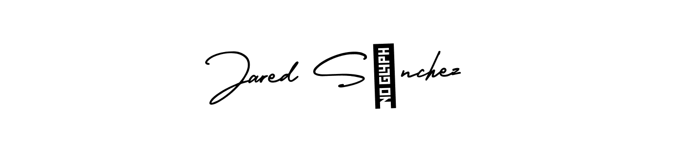 Make a beautiful signature design for name Jared Sánchez. With this signature (AmerikaSignatureDemo-Regular) style, you can create a handwritten signature for free. Jared Sánchez signature style 3 images and pictures png