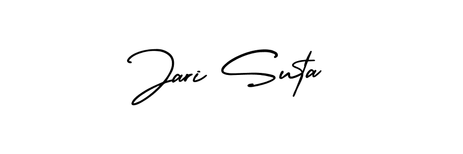 Make a beautiful signature design for name Jari Suta. With this signature (AmerikaSignatureDemo-Regular) style, you can create a handwritten signature for free. Jari Suta signature style 3 images and pictures png
