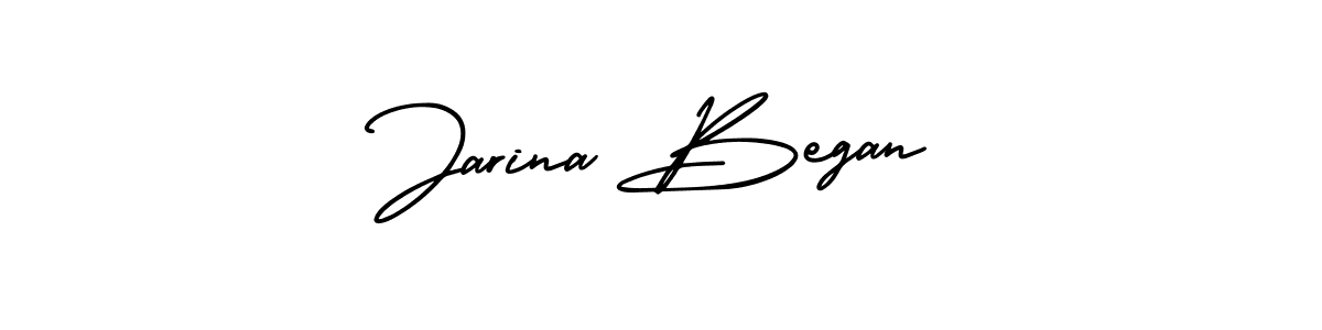 Use a signature maker to create a handwritten signature online. With this signature software, you can design (AmerikaSignatureDemo-Regular) your own signature for name Jarina Began. Jarina Began signature style 3 images and pictures png