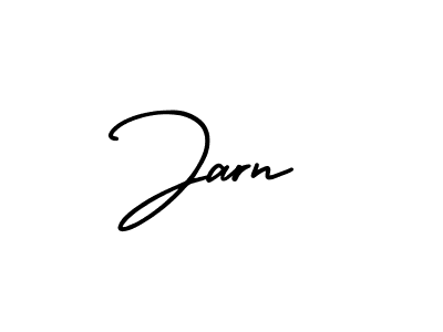 How to make Jarn name signature. Use AmerikaSignatureDemo-Regular style for creating short signs online. This is the latest handwritten sign. Jarn signature style 3 images and pictures png