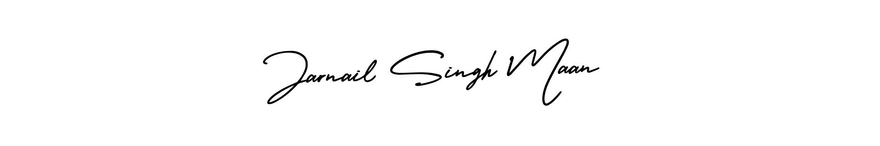 Make a beautiful signature design for name Jarnail Singh Maan. With this signature (AmerikaSignatureDemo-Regular) style, you can create a handwritten signature for free. Jarnail Singh Maan signature style 3 images and pictures png