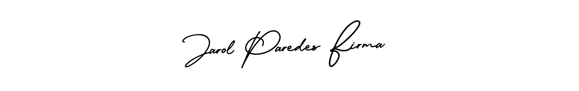 if you are searching for the best signature style for your name Jarol Paredes Firma. so please give up your signature search. here we have designed multiple signature styles  using AmerikaSignatureDemo-Regular. Jarol Paredes Firma signature style 3 images and pictures png
