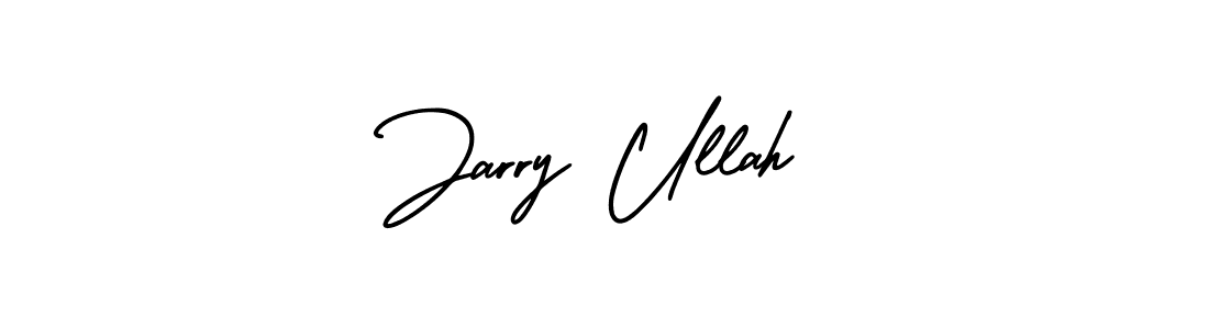 Create a beautiful signature design for name Jarry Ullah. With this signature (AmerikaSignatureDemo-Regular) fonts, you can make a handwritten signature for free. Jarry Ullah signature style 3 images and pictures png