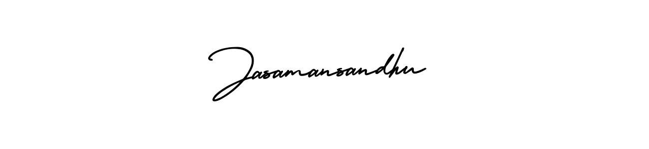 It looks lik you need a new signature style for name Jasamansandhu. Design unique handwritten (AmerikaSignatureDemo-Regular) signature with our free signature maker in just a few clicks. Jasamansandhu signature style 3 images and pictures png