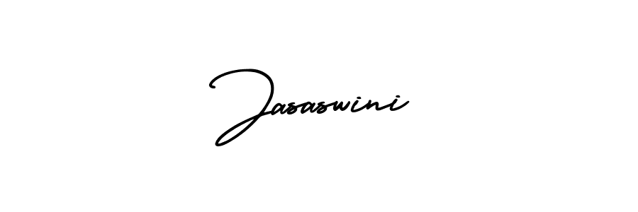 How to make Jasaswini signature? AmerikaSignatureDemo-Regular is a professional autograph style. Create handwritten signature for Jasaswini name. Jasaswini signature style 3 images and pictures png