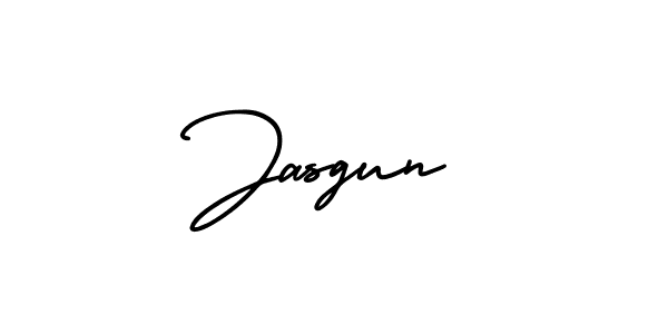 How to Draw Jasgun signature style? AmerikaSignatureDemo-Regular is a latest design signature styles for name Jasgun. Jasgun signature style 3 images and pictures png