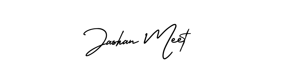Make a beautiful signature design for name Jashan Meet. With this signature (AmerikaSignatureDemo-Regular) style, you can create a handwritten signature for free. Jashan Meet signature style 3 images and pictures png