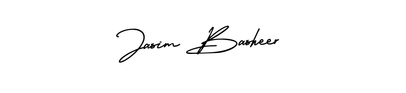 This is the best signature style for the Jasim Basheer name. Also you like these signature font (AmerikaSignatureDemo-Regular). Mix name signature. Jasim Basheer signature style 3 images and pictures png
