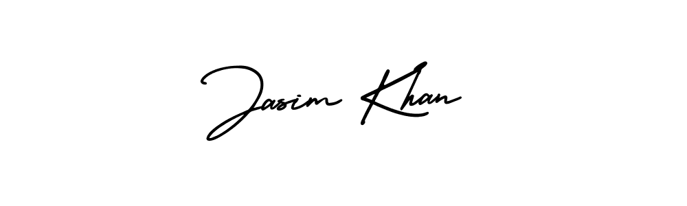 Design your own signature with our free online signature maker. With this signature software, you can create a handwritten (AmerikaSignatureDemo-Regular) signature for name Jasim Khan. Jasim Khan signature style 3 images and pictures png