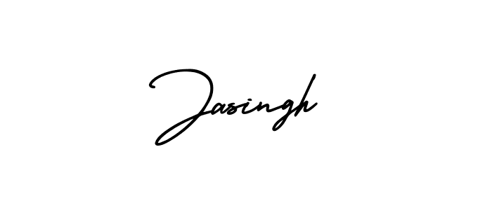 The best way (AmerikaSignatureDemo-Regular) to make a short signature is to pick only two or three words in your name. The name Jasingh include a total of six letters. For converting this name. Jasingh signature style 3 images and pictures png