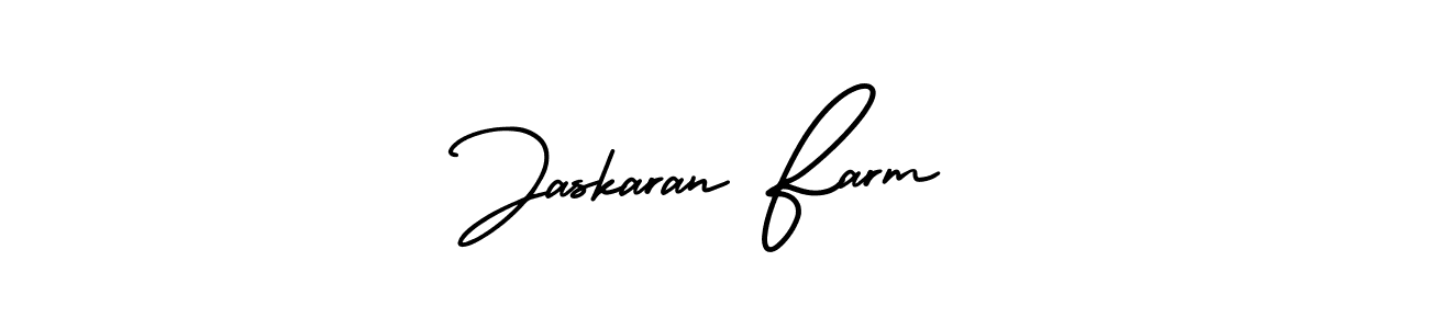 Make a beautiful signature design for name Jaskaran Farm. With this signature (AmerikaSignatureDemo-Regular) style, you can create a handwritten signature for free. Jaskaran Farm signature style 3 images and pictures png