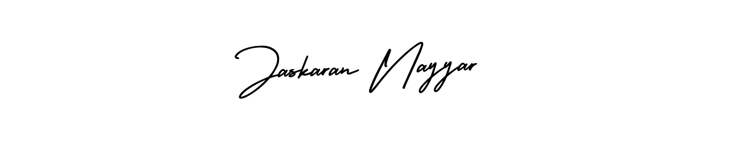 It looks lik you need a new signature style for name Jaskaran Nayyar. Design unique handwritten (AmerikaSignatureDemo-Regular) signature with our free signature maker in just a few clicks. Jaskaran Nayyar signature style 3 images and pictures png