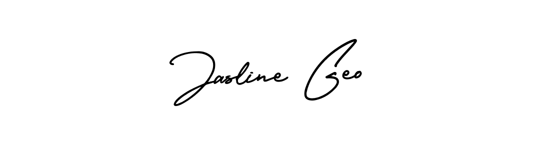 if you are searching for the best signature style for your name Jasline Geo. so please give up your signature search. here we have designed multiple signature styles  using AmerikaSignatureDemo-Regular. Jasline Geo signature style 3 images and pictures png