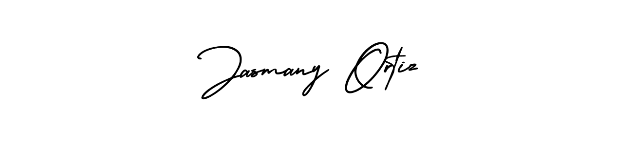 Design your own signature with our free online signature maker. With this signature software, you can create a handwritten (AmerikaSignatureDemo-Regular) signature for name Jasmany Ortiz. Jasmany Ortiz signature style 3 images and pictures png