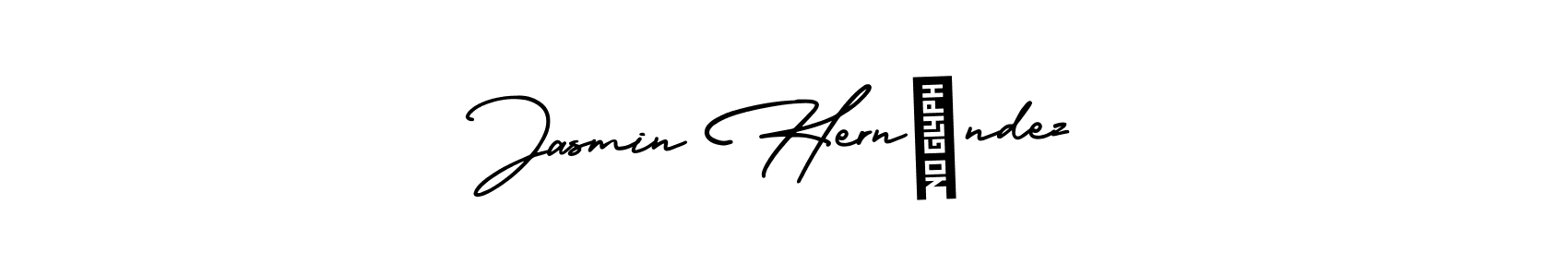 Jasmin Hernández stylish signature style. Best Handwritten Sign (AmerikaSignatureDemo-Regular) for my name. Handwritten Signature Collection Ideas for my name Jasmin Hernández. Jasmin Hernández signature style 3 images and pictures png