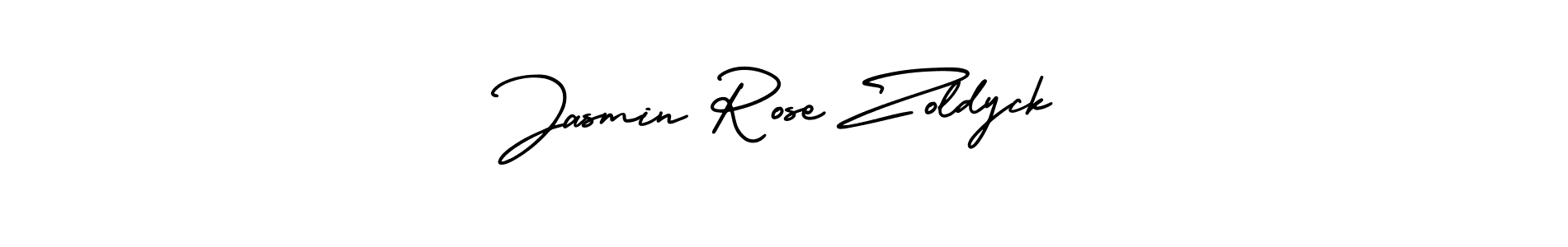 Design your own signature with our free online signature maker. With this signature software, you can create a handwritten (AmerikaSignatureDemo-Regular) signature for name Jasmin Rose Zoldyck. Jasmin Rose Zoldyck signature style 3 images and pictures png