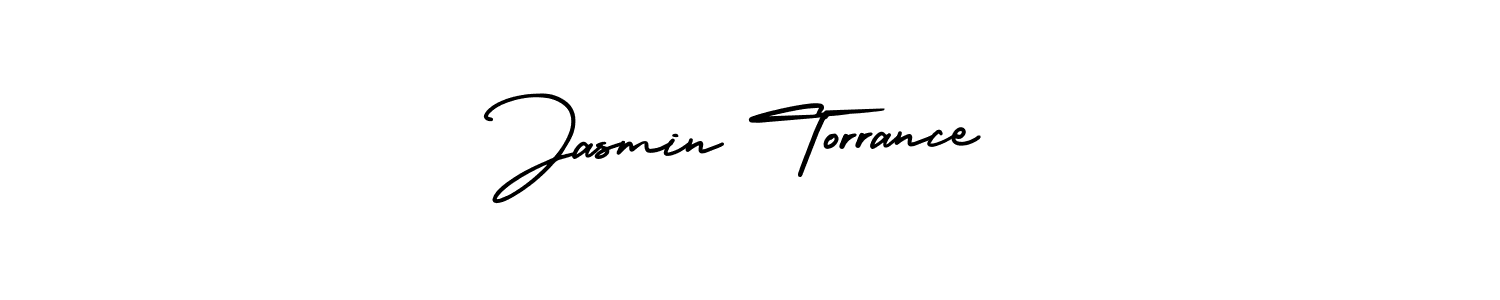 Use a signature maker to create a handwritten signature online. With this signature software, you can design (AmerikaSignatureDemo-Regular) your own signature for name Jasmin Torrance. Jasmin Torrance signature style 3 images and pictures png