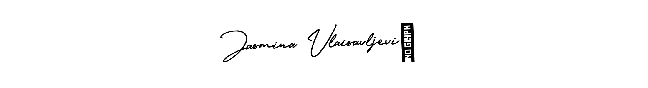Best and Professional Signature Style for Jasmina Vlaisavljević. AmerikaSignatureDemo-Regular Best Signature Style Collection. Jasmina Vlaisavljević signature style 3 images and pictures png