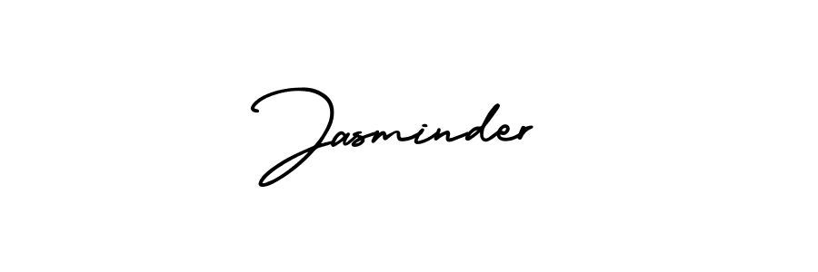 You should practise on your own different ways (AmerikaSignatureDemo-Regular) to write your name (Jasminder) in signature. don't let someone else do it for you. Jasminder signature style 3 images and pictures png