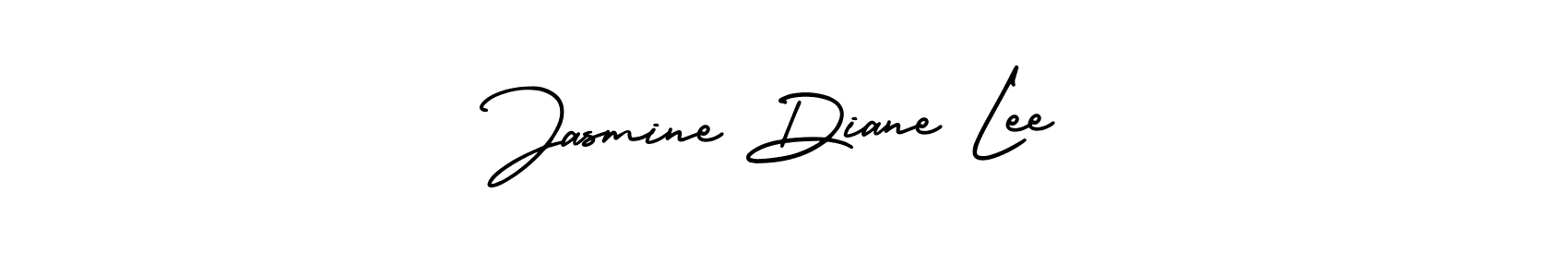 Make a beautiful signature design for name Jasmine Diane Lee. With this signature (AmerikaSignatureDemo-Regular) style, you can create a handwritten signature for free. Jasmine Diane Lee signature style 3 images and pictures png