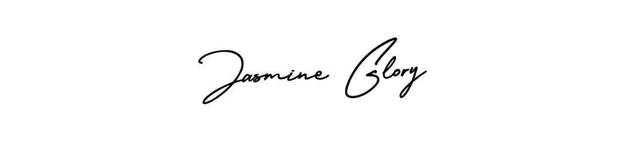 Use a signature maker to create a handwritten signature online. With this signature software, you can design (AmerikaSignatureDemo-Regular) your own signature for name Jasmine Glory. Jasmine Glory signature style 3 images and pictures png