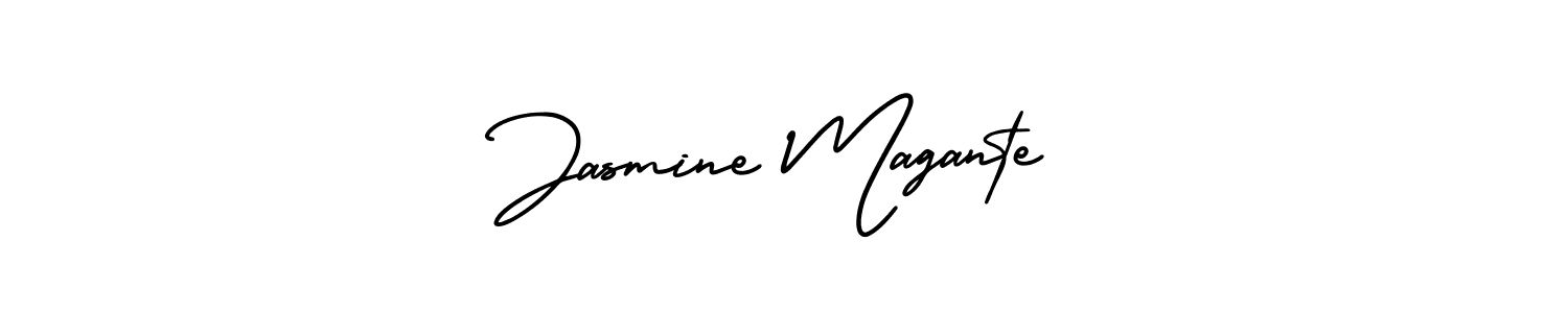 Design your own signature with our free online signature maker. With this signature software, you can create a handwritten (AmerikaSignatureDemo-Regular) signature for name Jasmine Magante. Jasmine Magante signature style 3 images and pictures png