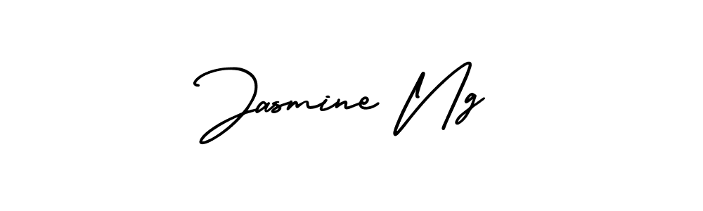 Also You can easily find your signature by using the search form. We will create Jasmine Ng name handwritten signature images for you free of cost using AmerikaSignatureDemo-Regular sign style. Jasmine Ng signature style 3 images and pictures png