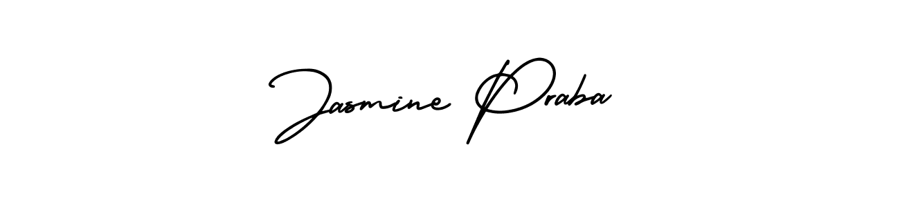 Make a beautiful signature design for name Jasmine Praba. Use this online signature maker to create a handwritten signature for free. Jasmine Praba signature style 3 images and pictures png
